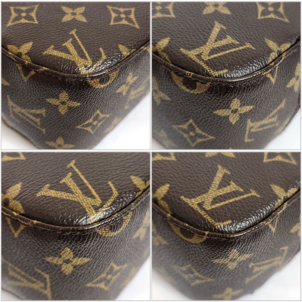 LOUIS VUITTON Brown Monogram Leather Shoulder Bag - Picture 3 of 7